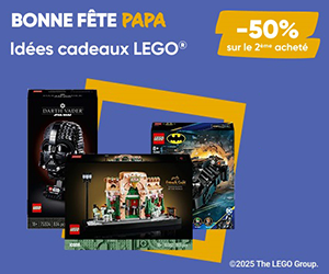 -50% sur le 2ème LEGO acheté