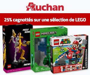 25% cagnottés sur une sélection de LEGO