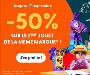 -50% sur le 2ème LEGO acheté