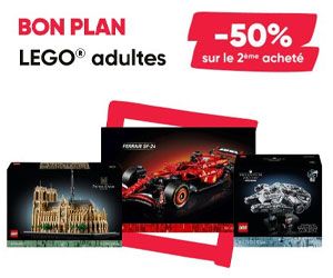 -50% sur le 2ème LEGO acheté