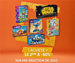 -50% sur le 2ème LEGO acheté