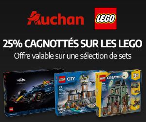 25% cagnottés sur une sélection de LEGO