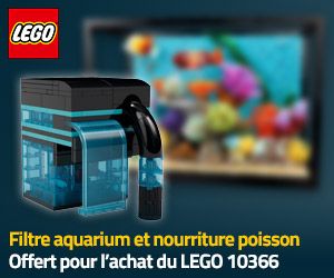 Filtre pour aquarium offert pour l'achat du set 10366