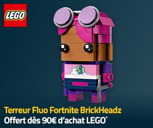 Terreur Fluo LEGO Fortnite offert dès 90€ d'achat