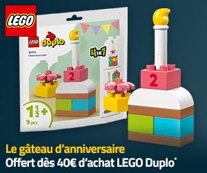 Le gâteau d'anniversaire Duplo offert dès 40€ d'achat Duplo