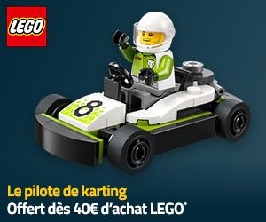 Le pilote de karting offert dès 40€ d'achat