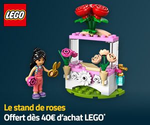 Le stand de roses offert dès 40€ d'achat