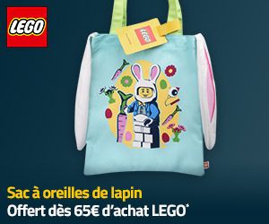 Sac à oreilles de lapin offert dès 65€ d'achat LEGO