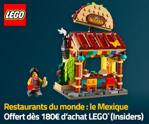 Restaurants du monde : le Mexique offert dès 180€ d'achat (LEGO Insiders)