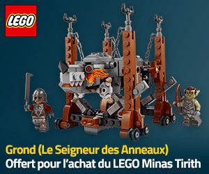 Grond offert pour l'achat du nouveau LEGO Minas Tirith (Seigneur des Anneaux)