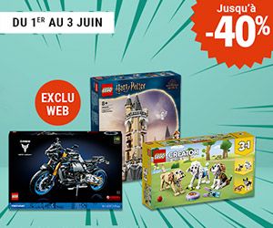 Jusqu'à -40% sur une sélection de LEGO