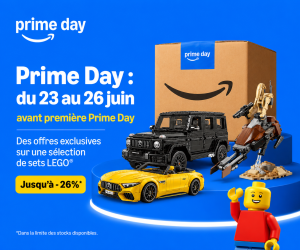 Avant-première Prime Day : Jusqu'à -26% sur une sélection de LEGO