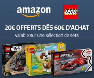 20€ offerts dès 60€ d'achat LEGO