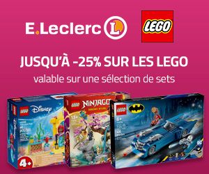 SOLDES : Jusqu'à -25% sur une sélection de LEGO