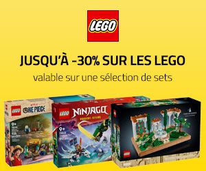 SOLDES : Jusqu'à -30% sur une sélection de LEGO