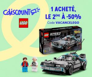 -50% sur le 2ème LEGO acheté