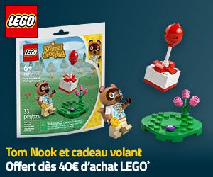 Tom Nook et cadeau volant offert dès 40€ d'achat