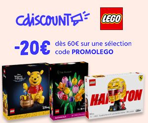 -20€ dès 60€ d'achat LEGO