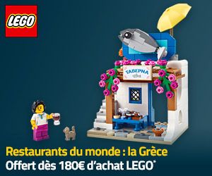 Restaurants du monde : la Grèce, offert dès 180€ d'achat LEGO