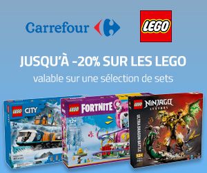 Jusqu'à -20% sur une sélection de LEGO