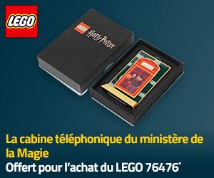 La cabine téléphonique du ministère de la Magie offert pour l'achat du LEGO 76476