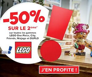 -50% sur le 2ème LEGO acheté