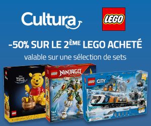 -50% sur le 2ème LEGO acheté
