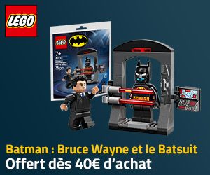 Polybag Batman : Bruce Wayne et le Batsuit offert dès 40€ d'achat