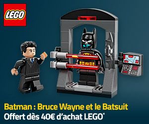 Batman : Bruce Wayne et le Batsuit offert dès 40€ d'achat