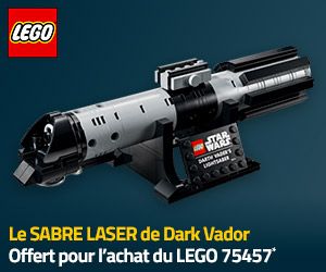 Le SABRE LASER de Dark Vador offert pour l'achat du LEGO 75457