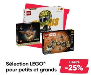 Jusqu'à -25% sur une sélection de LEGO
