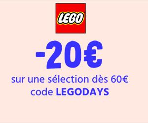 -20€ sur une sélection LEGO