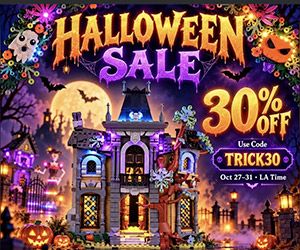 Jusqu'à -30% sur les kits d'éclairage LEGO pour Halloween