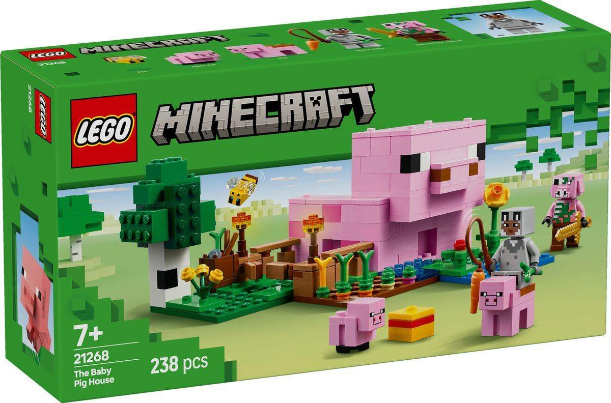 Nouveau LEGO Minecraft 21268 La maison de Porcelet // Janvier 2025