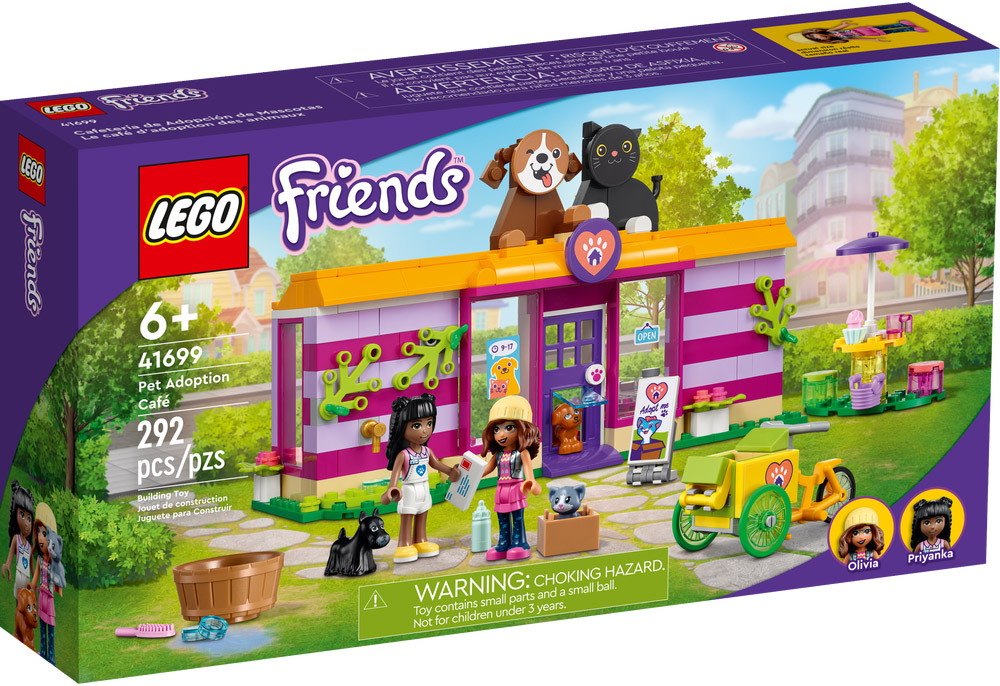 LEGO Friends 41699 Pet Adoption Café - Prix LEGO : 29,99€