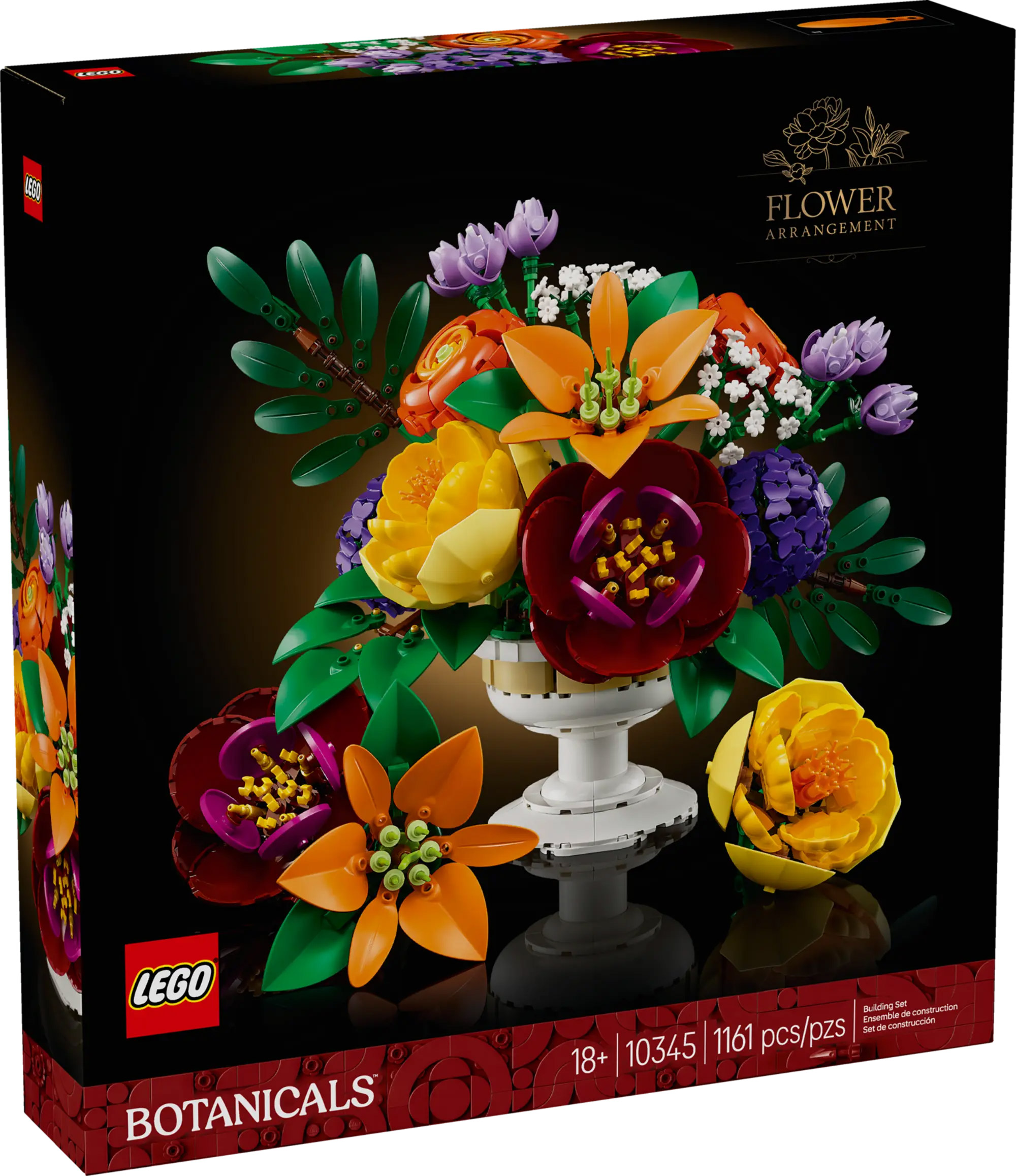LEGO Botanical 10345 La composition florale - Prix LEGO : 109,99€ > 87,99€