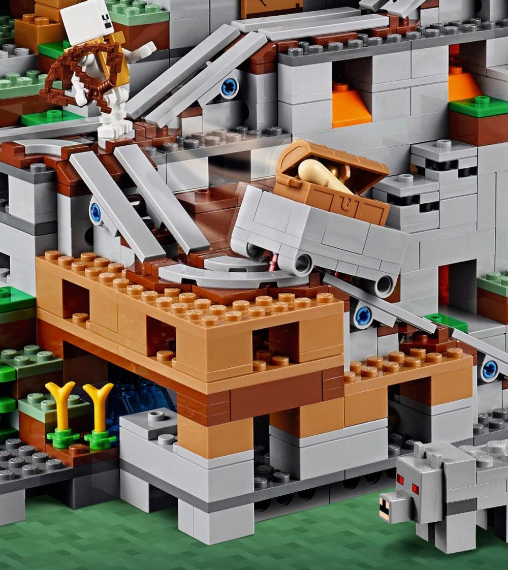 Teasing du nouveau LEGO Minecraft 21137 The Mountain Cave