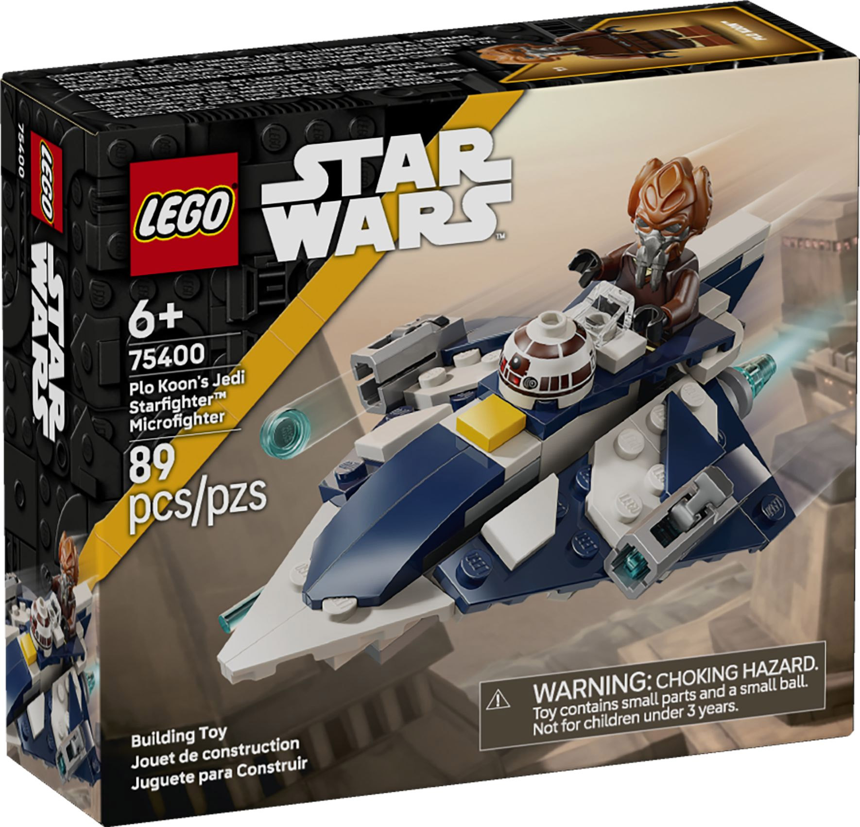 Nouveau LEGO Star Wars 75400 Microfighter Chasseur Jedi de Plo Koon // Juin 2025