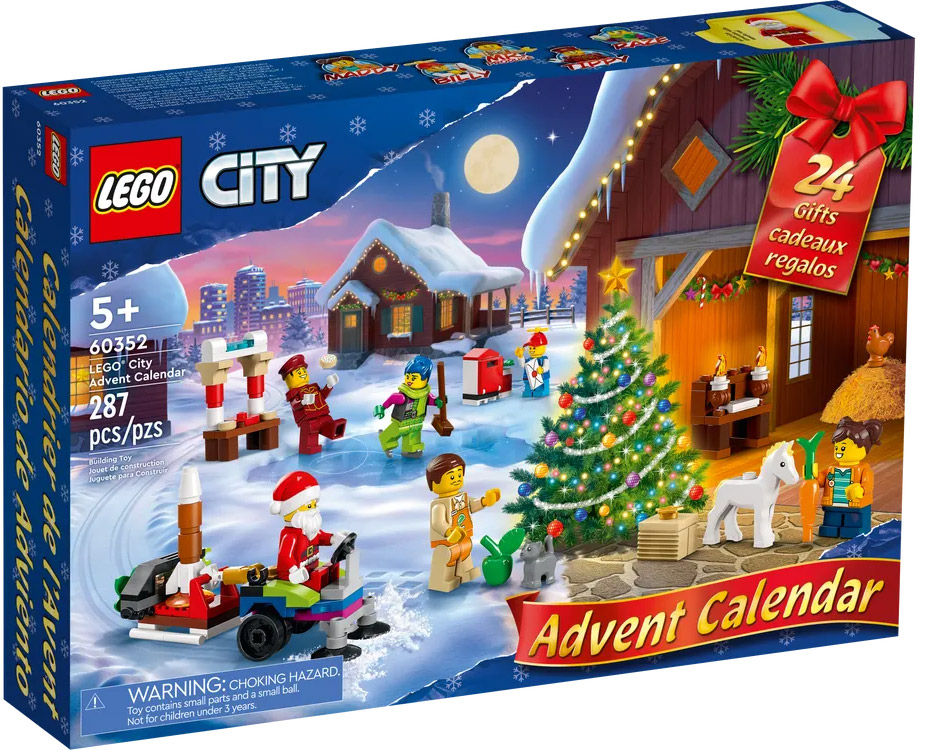 LEGO 60352 Le calendrier de l'Avent LEGO City 2022