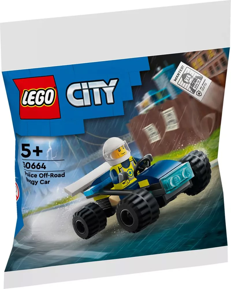 Nouveau LEGO City 30664 Police Off-Road Buggy Car (Polybag) // Janvier 2024