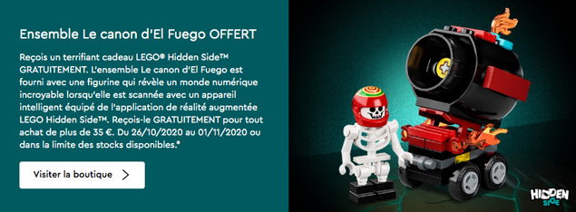 Le LEGO Hidden Side 30464 offert dès 35€ d'achat chez LEGO