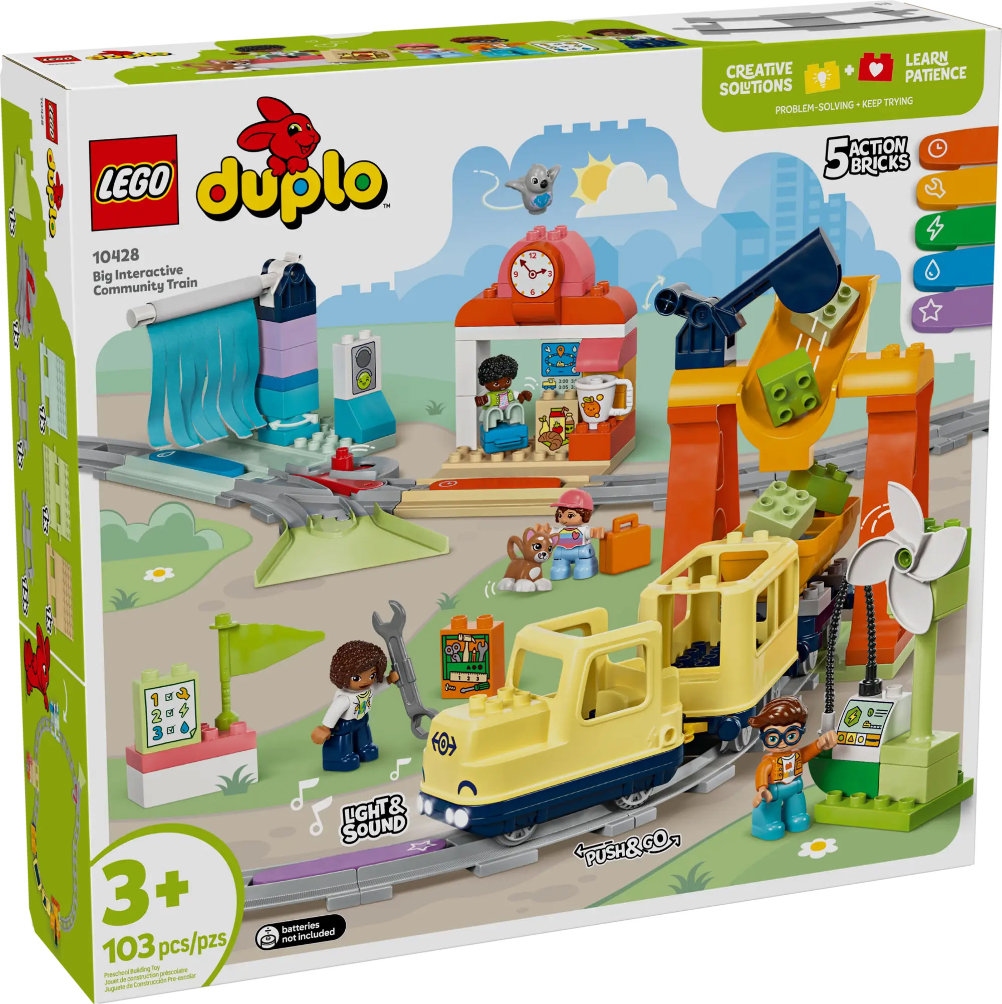 Nouveau LEGO Duplo 10428 Le grand train communautaire interactif // Janvier 2025