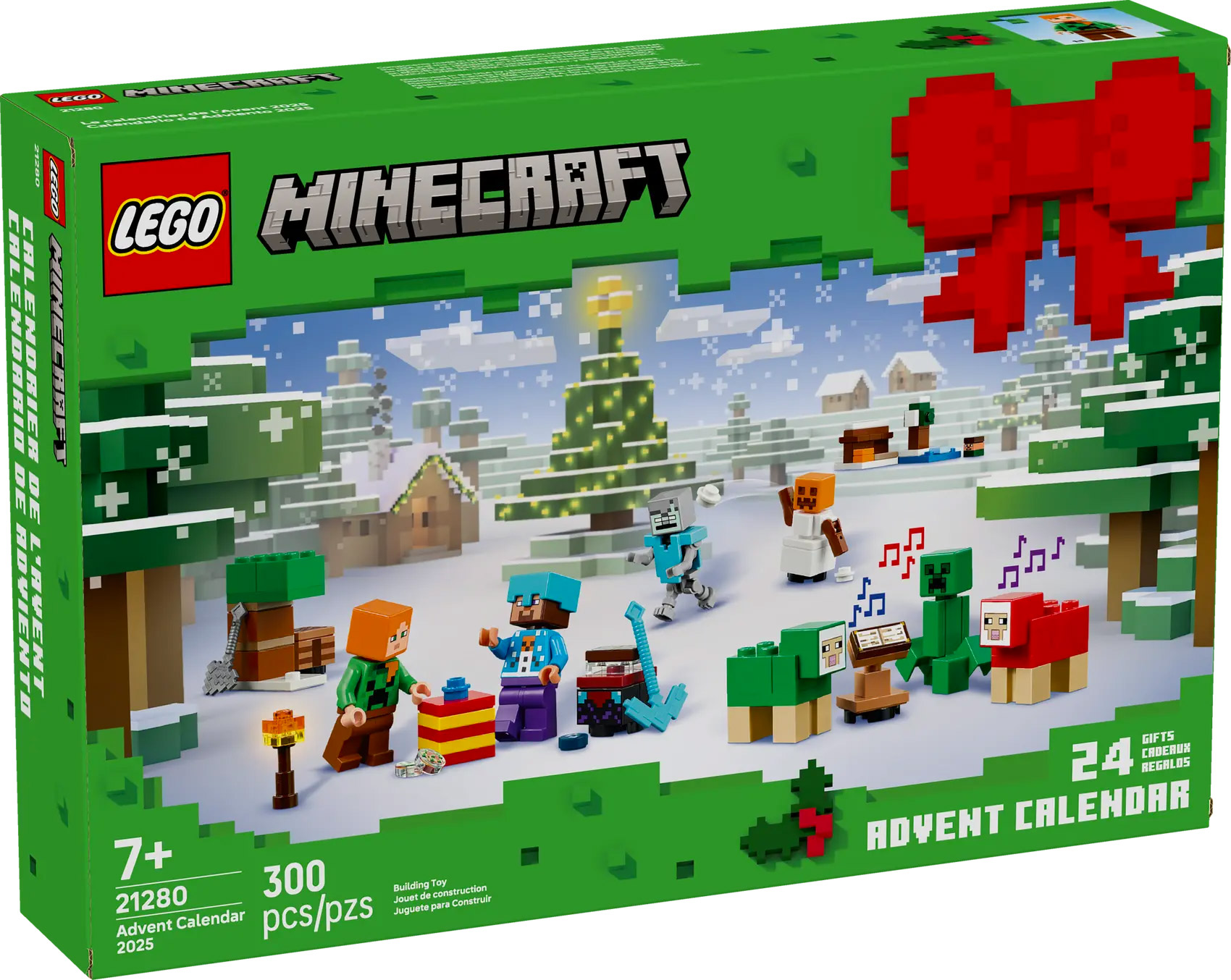 - 21280 Calendrier de l’Avent LEGO Minecraft 2025 - Prix LEGO : 34,99€