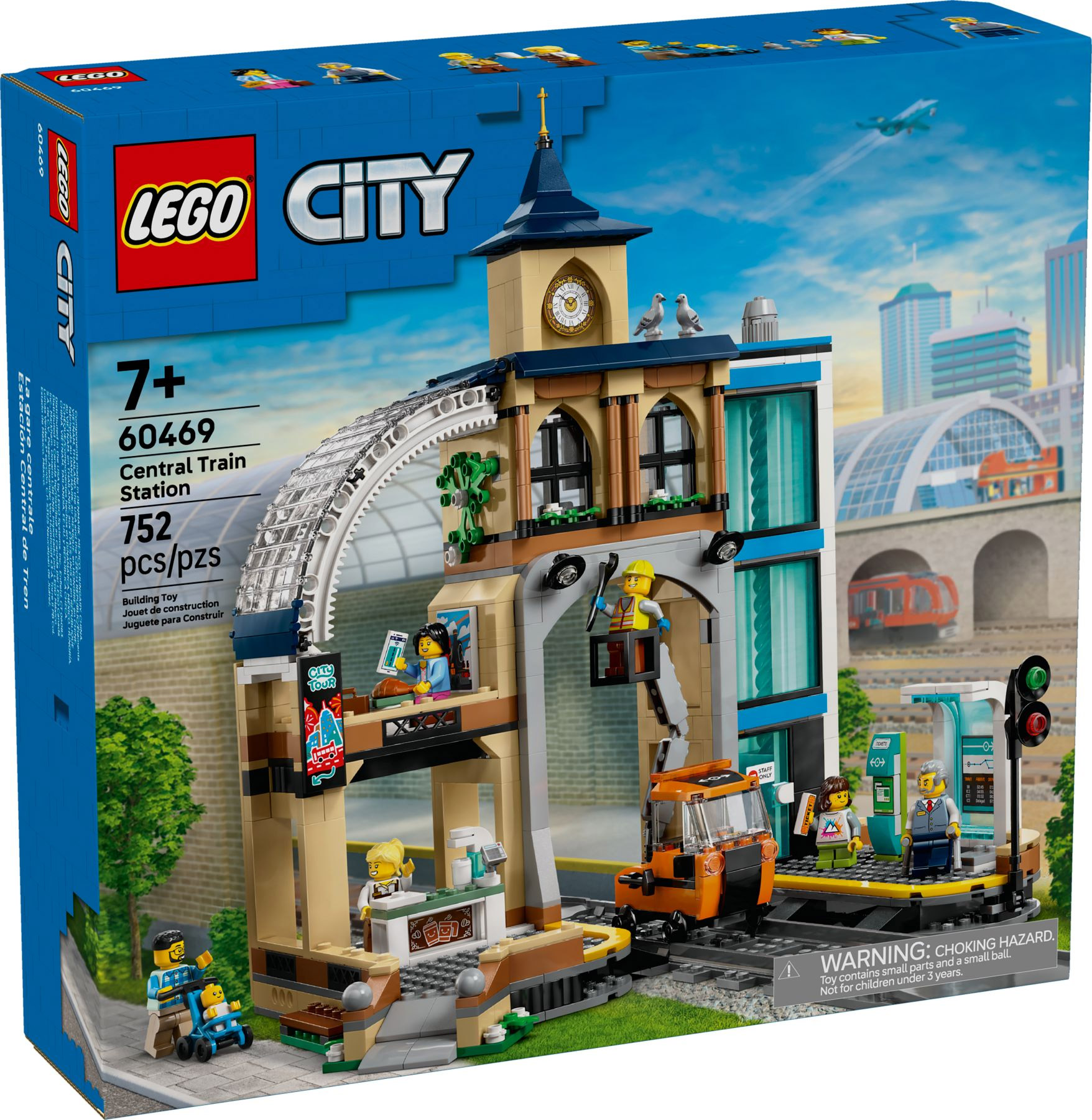 LEGO City 60469 La gare centrale - Prix LEGO : 89,99€ > 67,49€