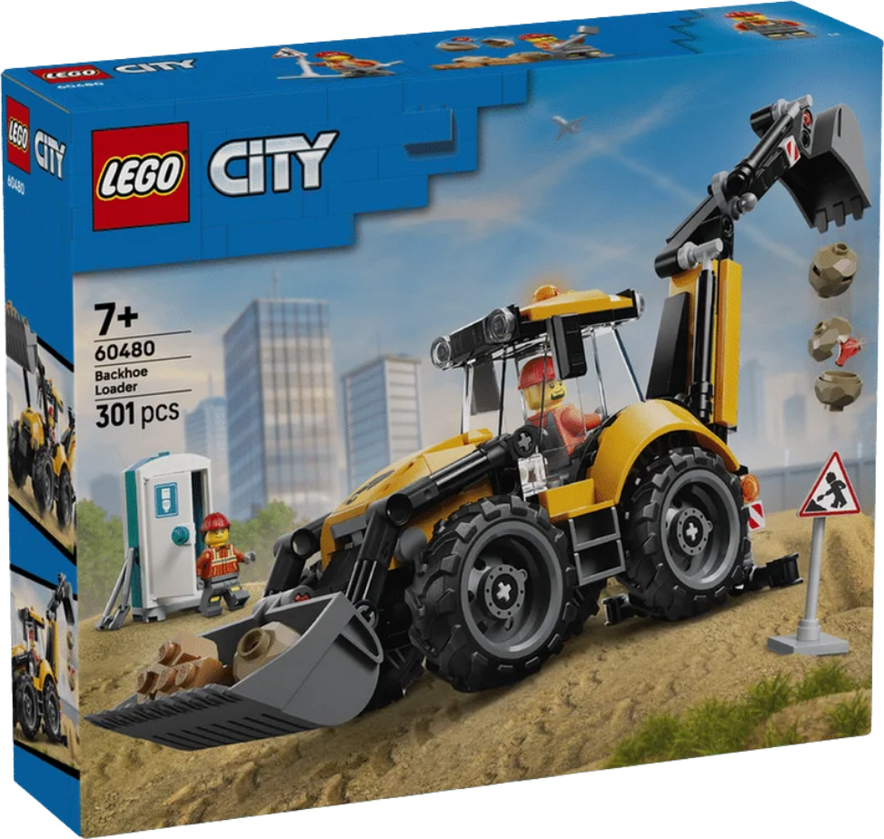 Nouveau LEGO City 60480 Blackhoe Loader // Juin 2026