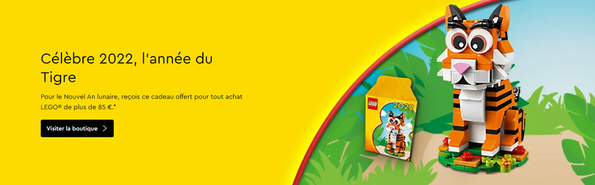 Offre LEGO Nouvel an Chinois // LEGO 40491 L'année du tigre