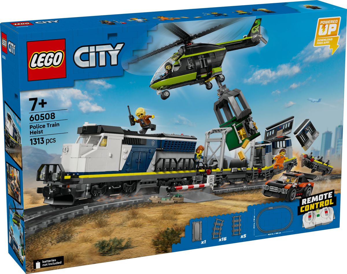 Nouveau LEGO City 60508 Police Train Heist // Mars 2026