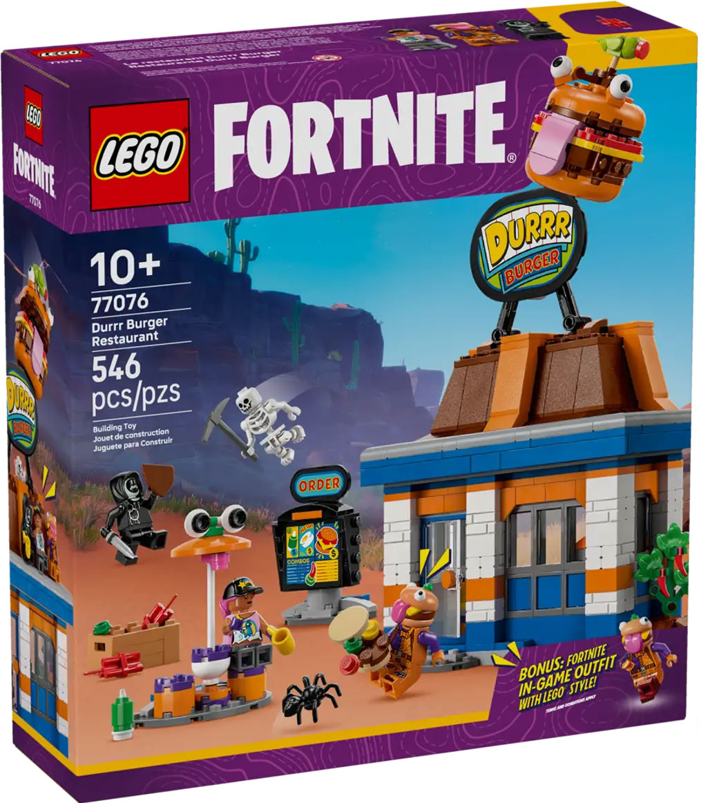 LEGO Fortnite 77076 Le restaurant Durrr Burger - Prix LEGO : 59,99€ > 47,99€
