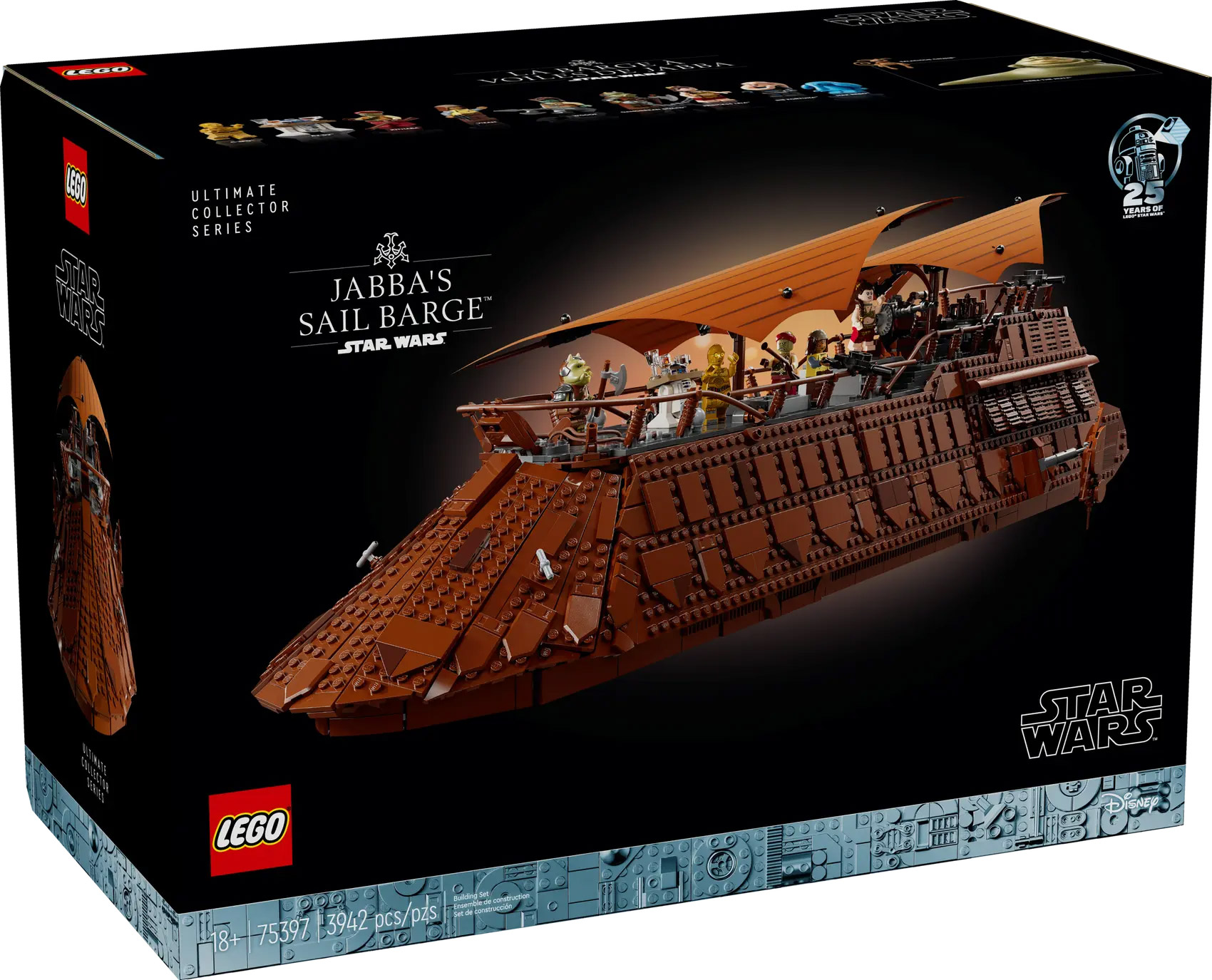 LEGO Star Wars 75397 La barge à voiles de Jabba - Prix LEGO : 499,99€ > 399,99€ 