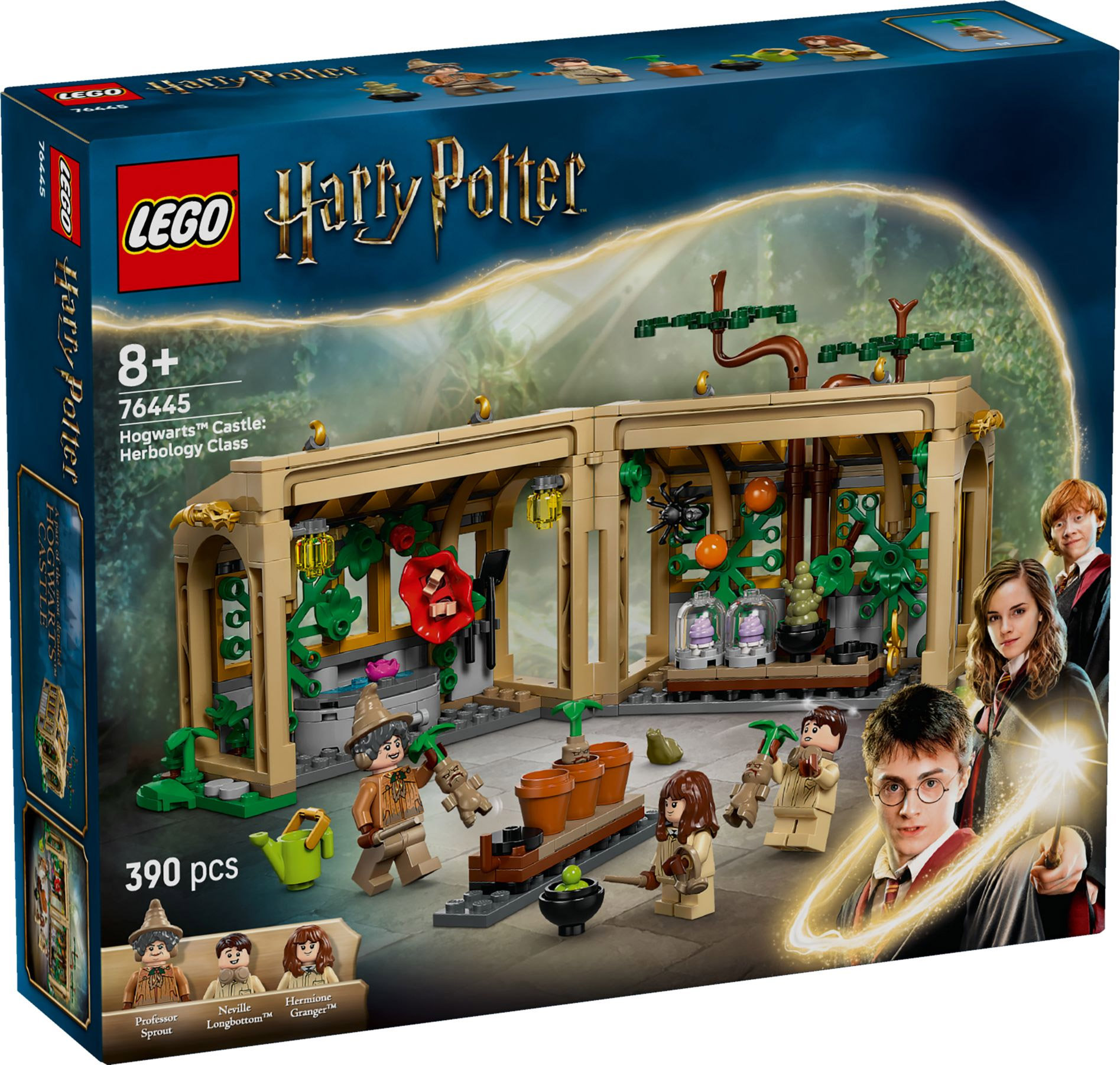 Nouveau LEGO Harry Potter 76445 Le château de Poudlard : le cours de botanique // Juin 2025